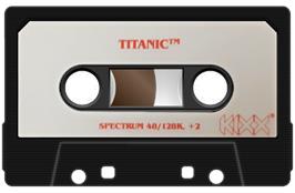 Cartridge artwork for Titanic on the Sinclair ZX Spectrum.
