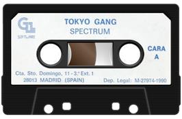 Cartridge artwork for Tokyo Gang on the Sinclair ZX Spectrum.