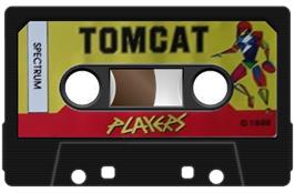 Cartridge artwork for Tomcat on the Sinclair ZX Spectrum.