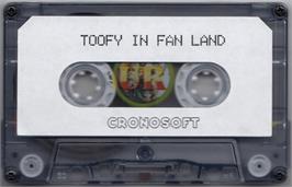 Cartridge artwork for Toofy In Fan Land on the Sinclair ZX Spectrum.