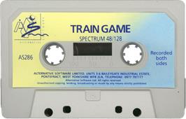 Cartridge artwork for Train Game, The on the Sinclair ZX Spectrum.