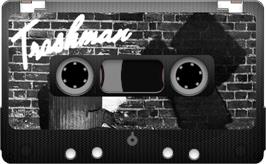 Cartridge artwork for Trashman on the Sinclair ZX Spectrum.