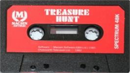 Cartridge artwork for Treasure Hunt on the Sinclair ZX Spectrum.
