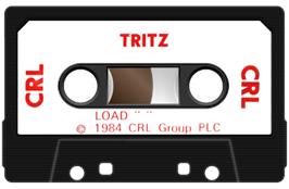 Cartridge artwork for Tritz on the Sinclair ZX Spectrum.