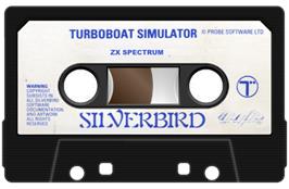 Cartridge artwork for Turbo Boat Simulator on the Sinclair ZX Spectrum.