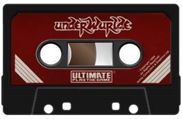 Cartridge artwork for Underwurlde on the Sinclair ZX Spectrum.