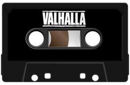 Cartridge artwork for Valhalla on the Sinclair ZX Spectrum.