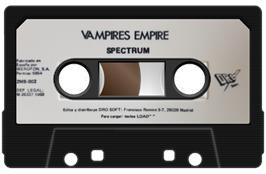 Cartridge artwork for Vampire's Empire on the Sinclair ZX Spectrum.