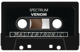 Cartridge artwork for Venom on the Sinclair ZX Spectrum.