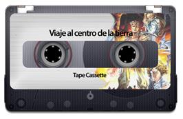 Cartridge artwork for Viaje Al Centro De La Tierra on the Sinclair ZX Spectrum.