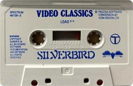 Cartridge artwork for Video Classics (Blip!) on the Sinclair ZX Spectrum.