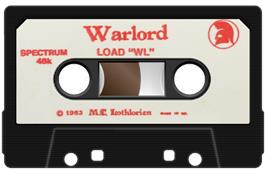 Cartridge artwork for Warlord on the Sinclair ZX Spectrum.