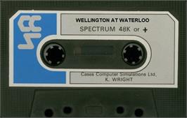 Cartridge artwork for Wellington At Waterloo on the Sinclair ZX Spectrum.