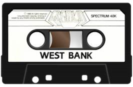 Cartridge artwork for West Bank on the Sinclair ZX Spectrum.
