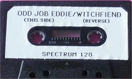 Cartridge artwork for Witchfiend on the Sinclair ZX Spectrum.