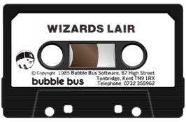 Cartridge artwork for Wizard's Lair on the Sinclair ZX Spectrum.