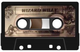 Cartridge artwork for Wizard Willy on the Sinclair ZX Spectrum.