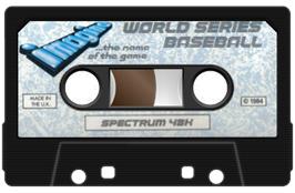 Cartridge artwork for World Series Baseball on the Sinclair ZX Spectrum.