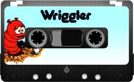 Cartridge artwork for Wriggler on the Sinclair ZX Spectrum.