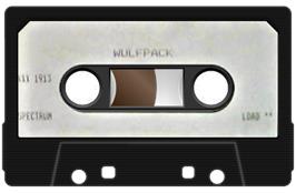 Cartridge artwork for Wulfpack on the Sinclair ZX Spectrum.