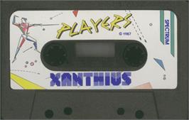 Cartridge artwork for Xanthius on the Sinclair ZX Spectrum.
