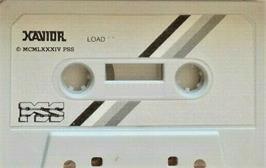 Cartridge artwork for Xavior on the Sinclair ZX Spectrum.