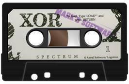 Cartridge artwork for Xor on the Sinclair ZX Spectrum.