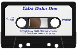Cartridge artwork for Yabba Dabba Doo! on the Sinclair ZX Spectrum.