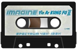 Cartridge artwork for Yie Ar Kung-Fu 2: The Emperor Yie-Gah on the Sinclair ZX Spectrum.