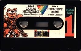 Cartridge artwork for Zarjas on the Sinclair ZX Spectrum.