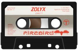 Cartridge artwork for Zolyx on the Sinclair ZX Spectrum.