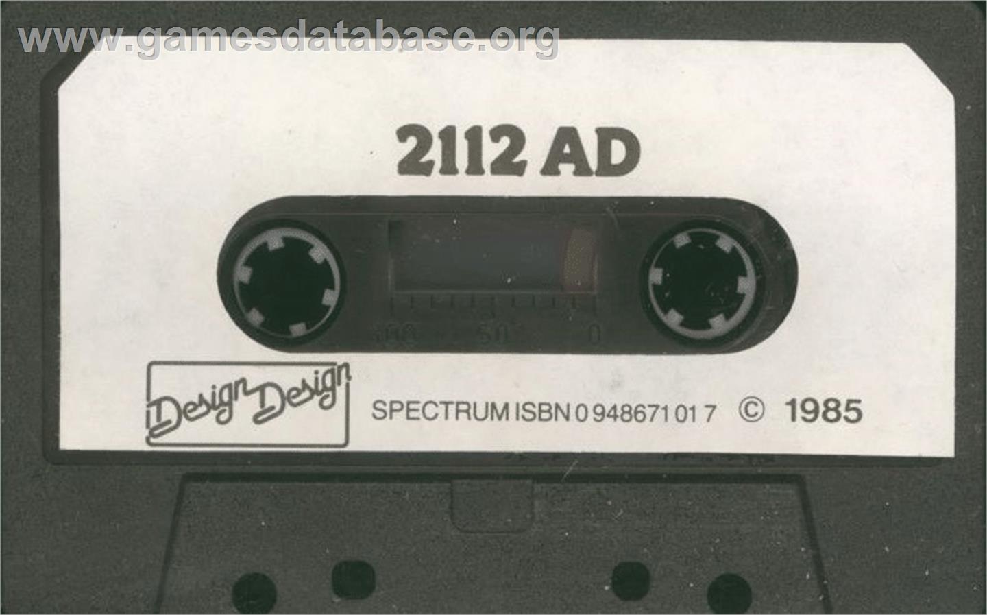 2112 AD - Sinclair ZX Spectrum - Artwork - Cartridge