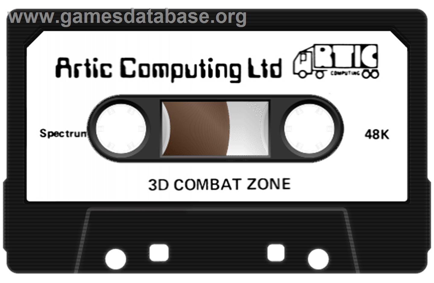3D Combat Zone - Sinclair ZX Spectrum - Artwork - Cartridge