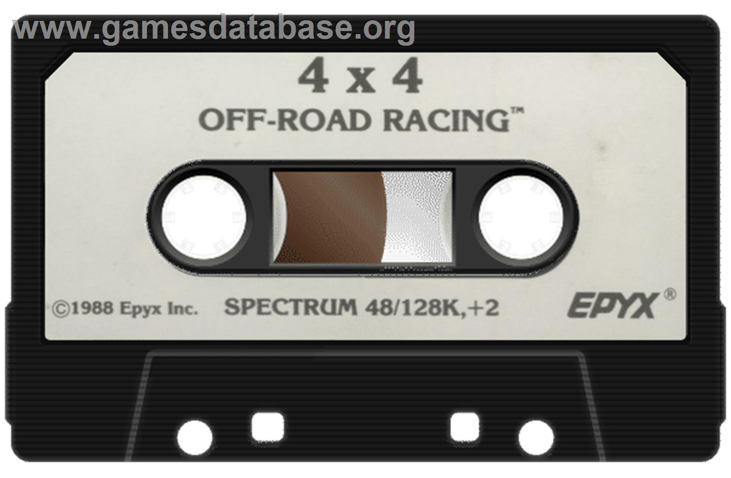 4x4 Off-Road Racing - Sinclair ZX Spectrum - Artwork - Cartridge