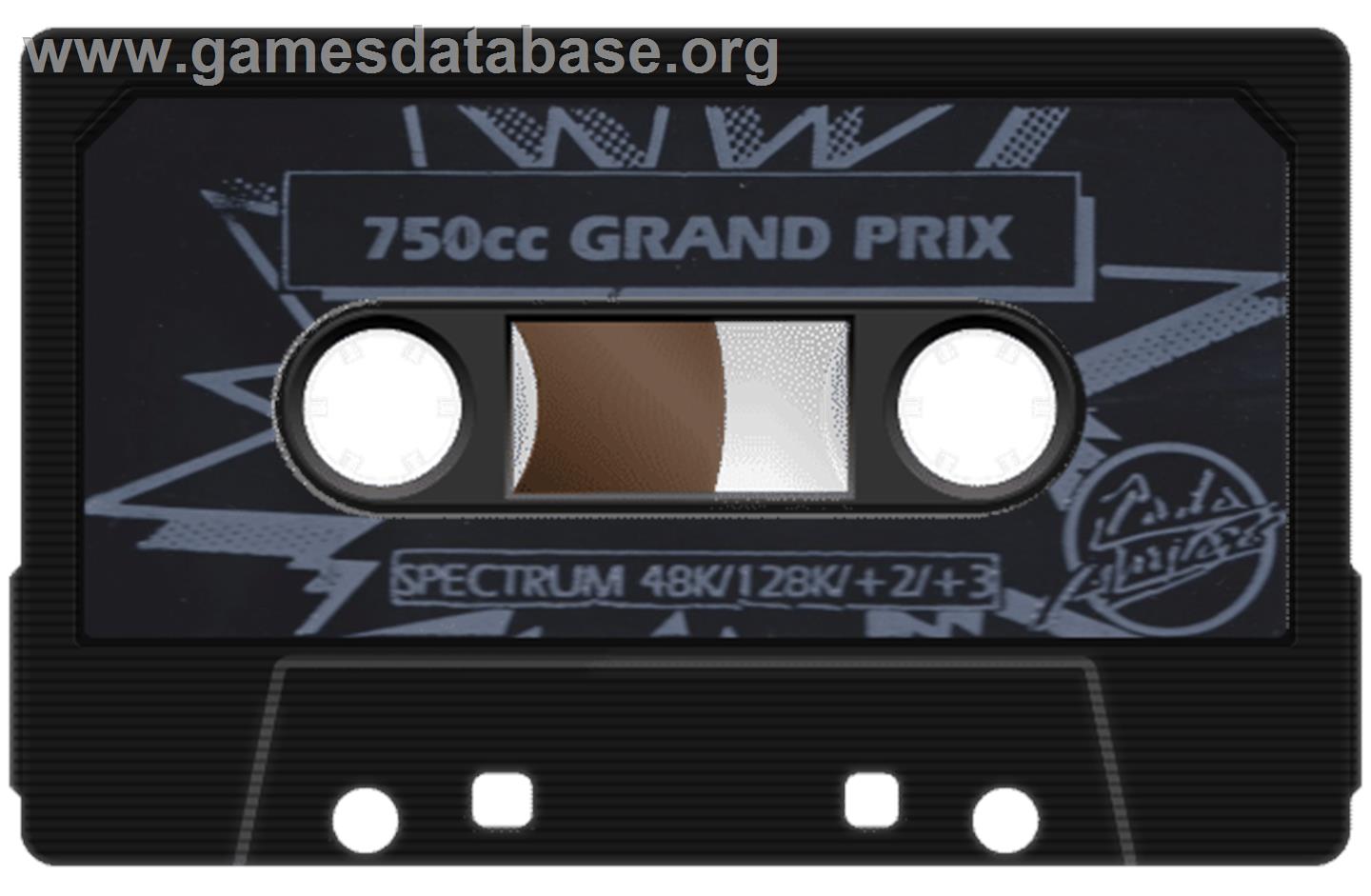 750cc Grand Prix - Sinclair ZX Spectrum - Artwork - Cartridge