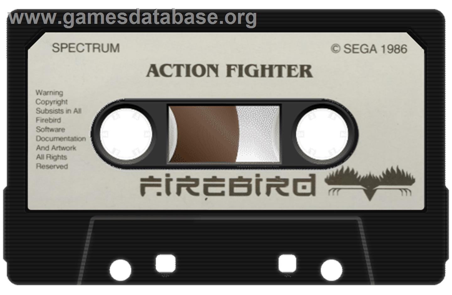 Action Fighter - Sinclair ZX Spectrum - Artwork - Cartridge