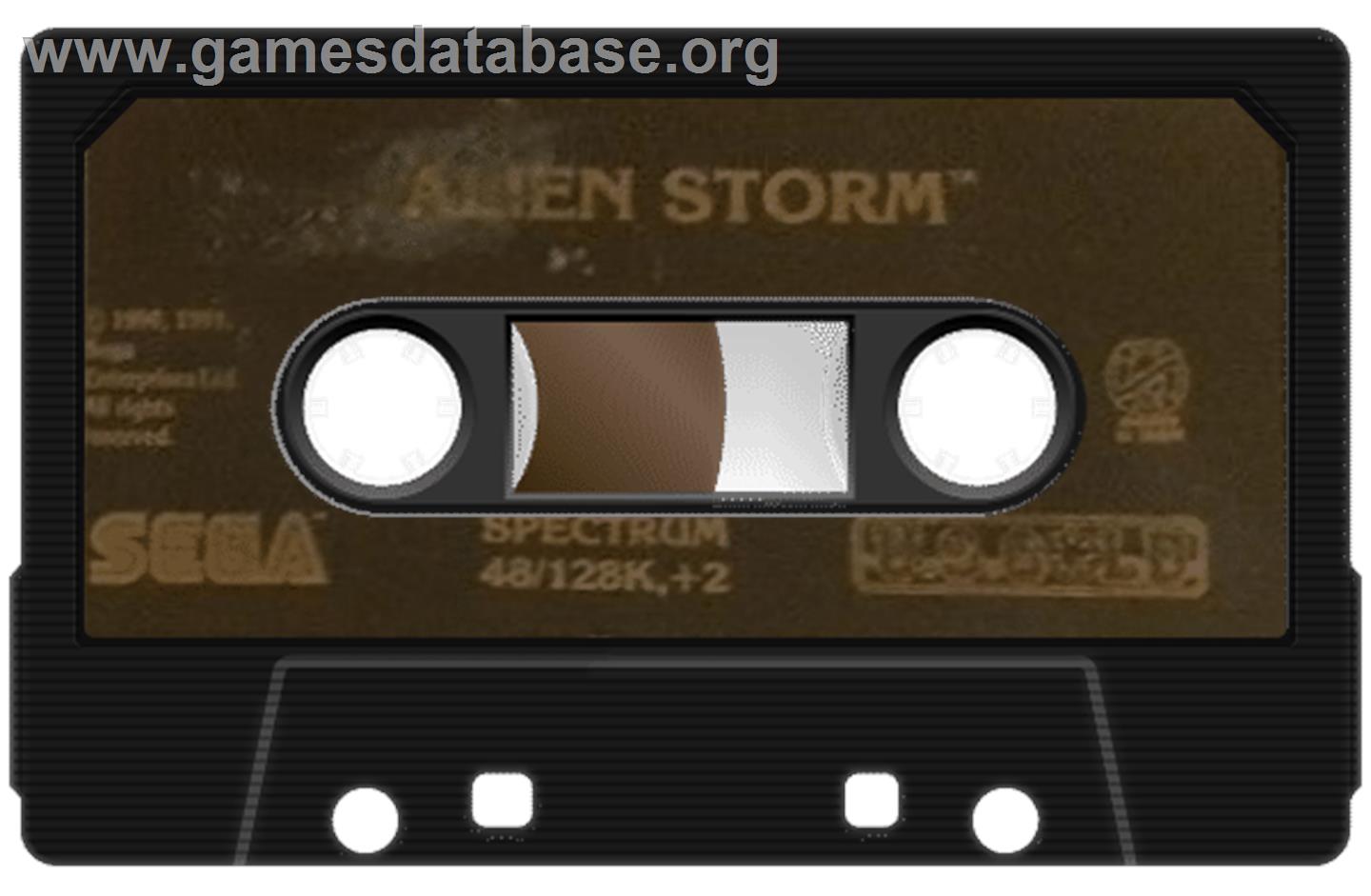Alien Storm - Sinclair ZX Spectrum - Artwork - Cartridge