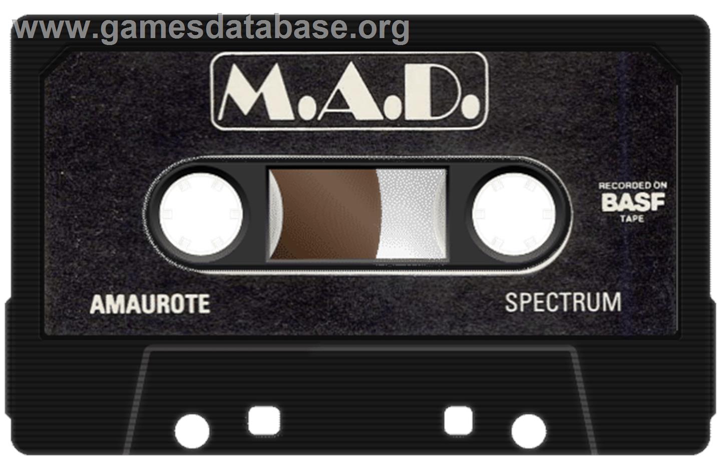 Amaurote - Sinclair ZX Spectrum - Artwork - Cartridge
