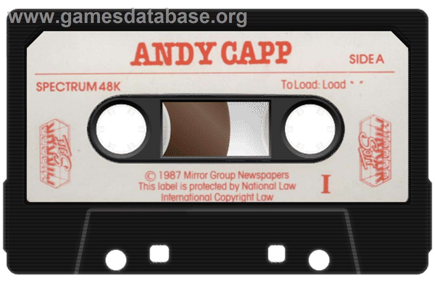 Andy Capp - Sinclair ZX Spectrum - Artwork - Cartridge