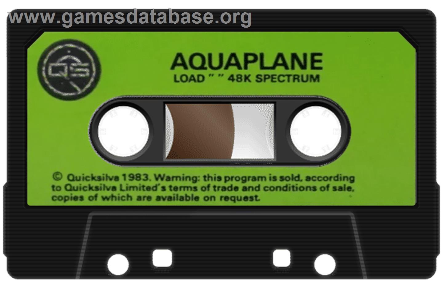 Aquaplane - Sinclair ZX Spectrum - Artwork - Cartridge