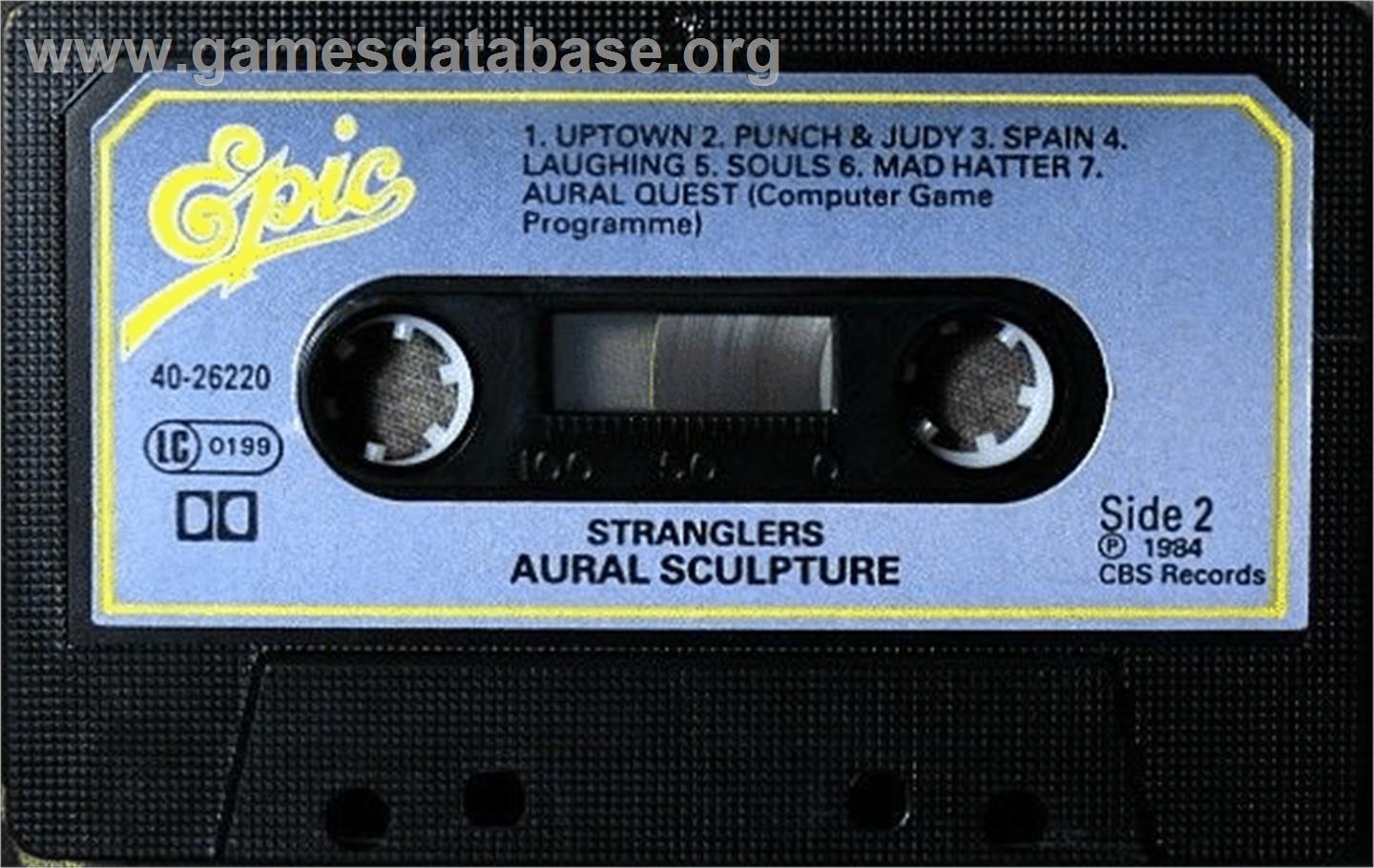 Aural Quest - Sinclair ZX Spectrum - Artwork - Cartridge