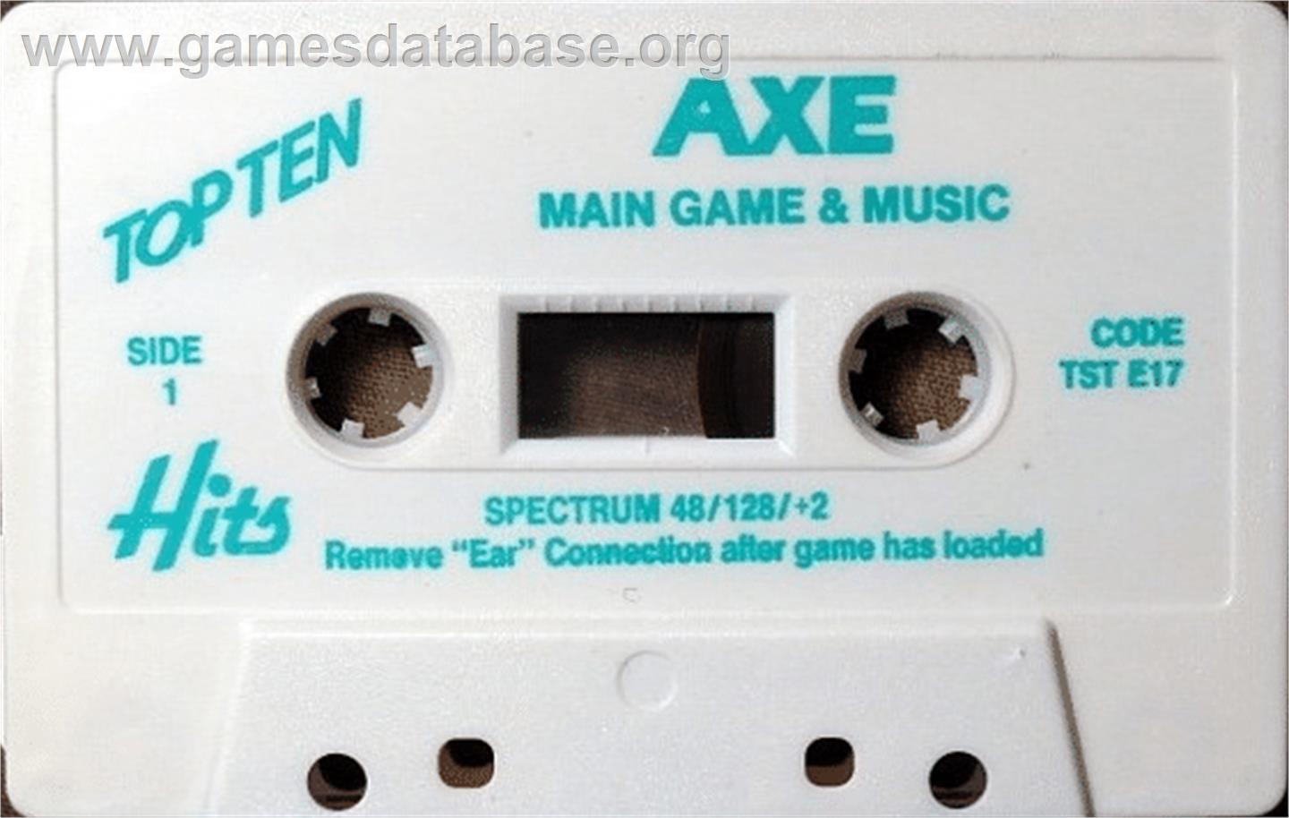 Axe - A Tale Of Carthelion - Sinclair ZX Spectrum - Artwork - Cartridge
