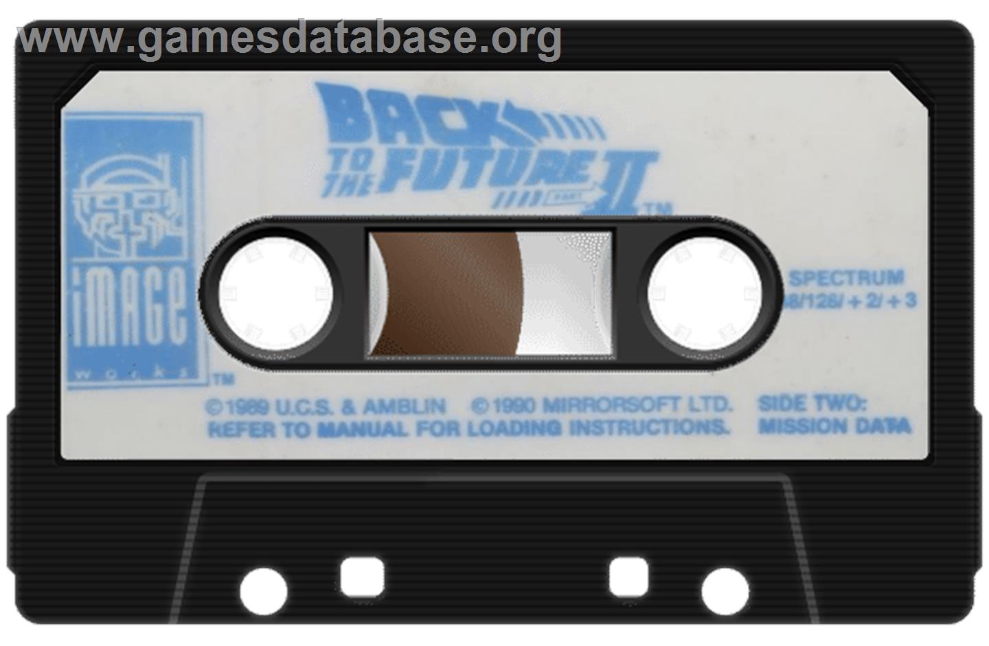 Back To The Future Part 2 - Sinclair ZX Spectrum - Artwork - Cartridge