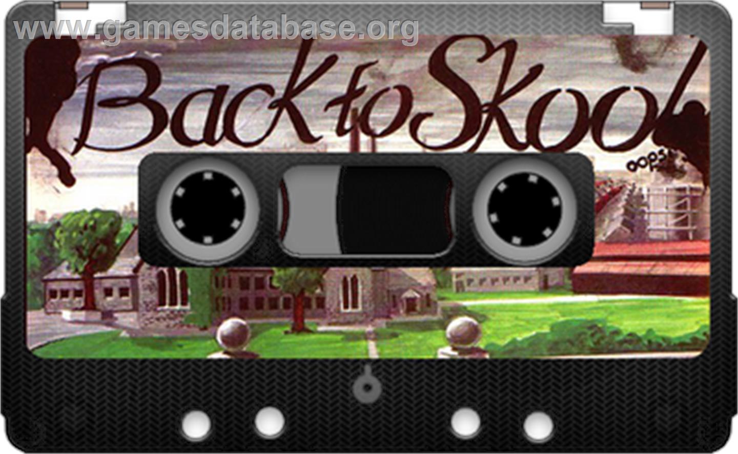 Back to Skool - Sinclair ZX Spectrum - Artwork - Cartridge