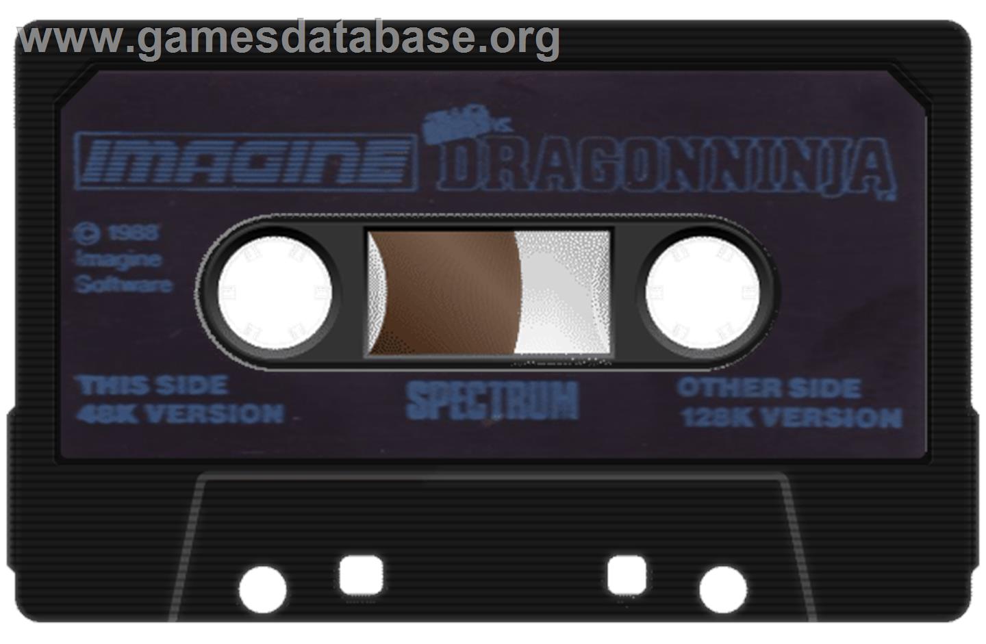 Bad Dudes vs. Dragon Ninja - Sinclair ZX Spectrum - Artwork - Cartridge