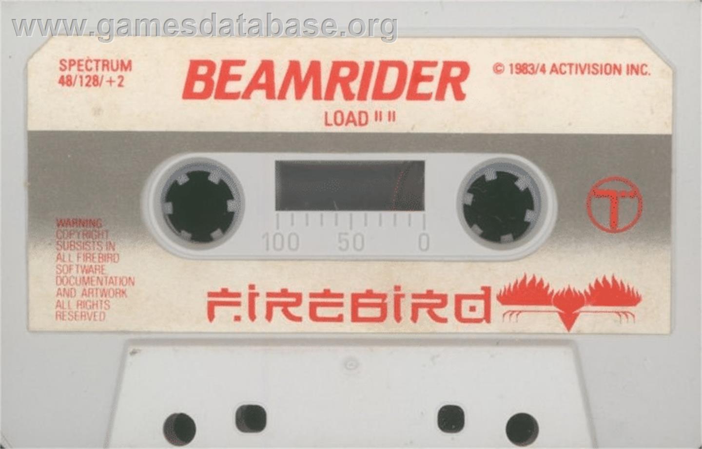 Beamrider - Sinclair ZX Spectrum - Artwork - Cartridge