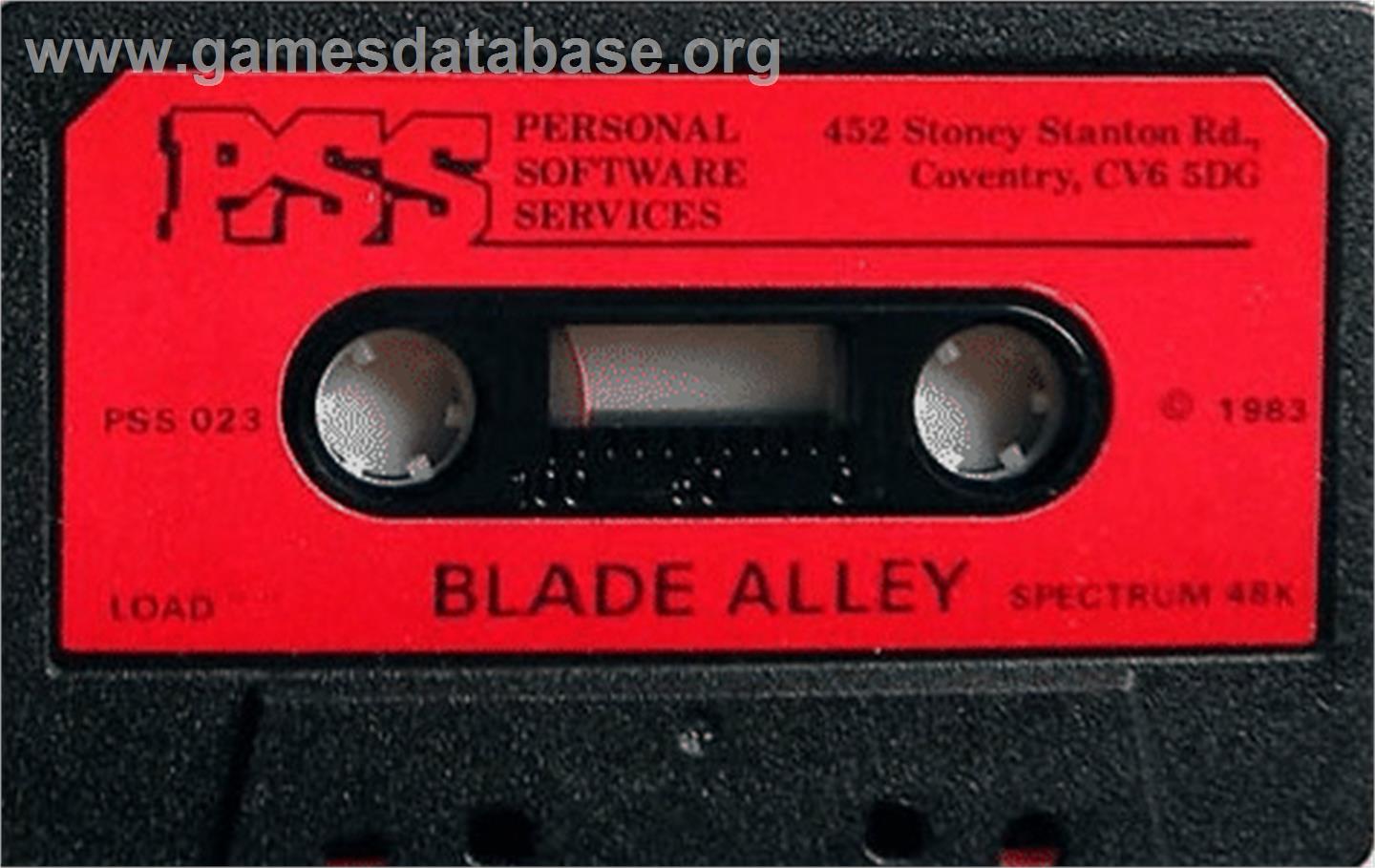 Blade Alley - Sinclair ZX Spectrum - Artwork - Cartridge