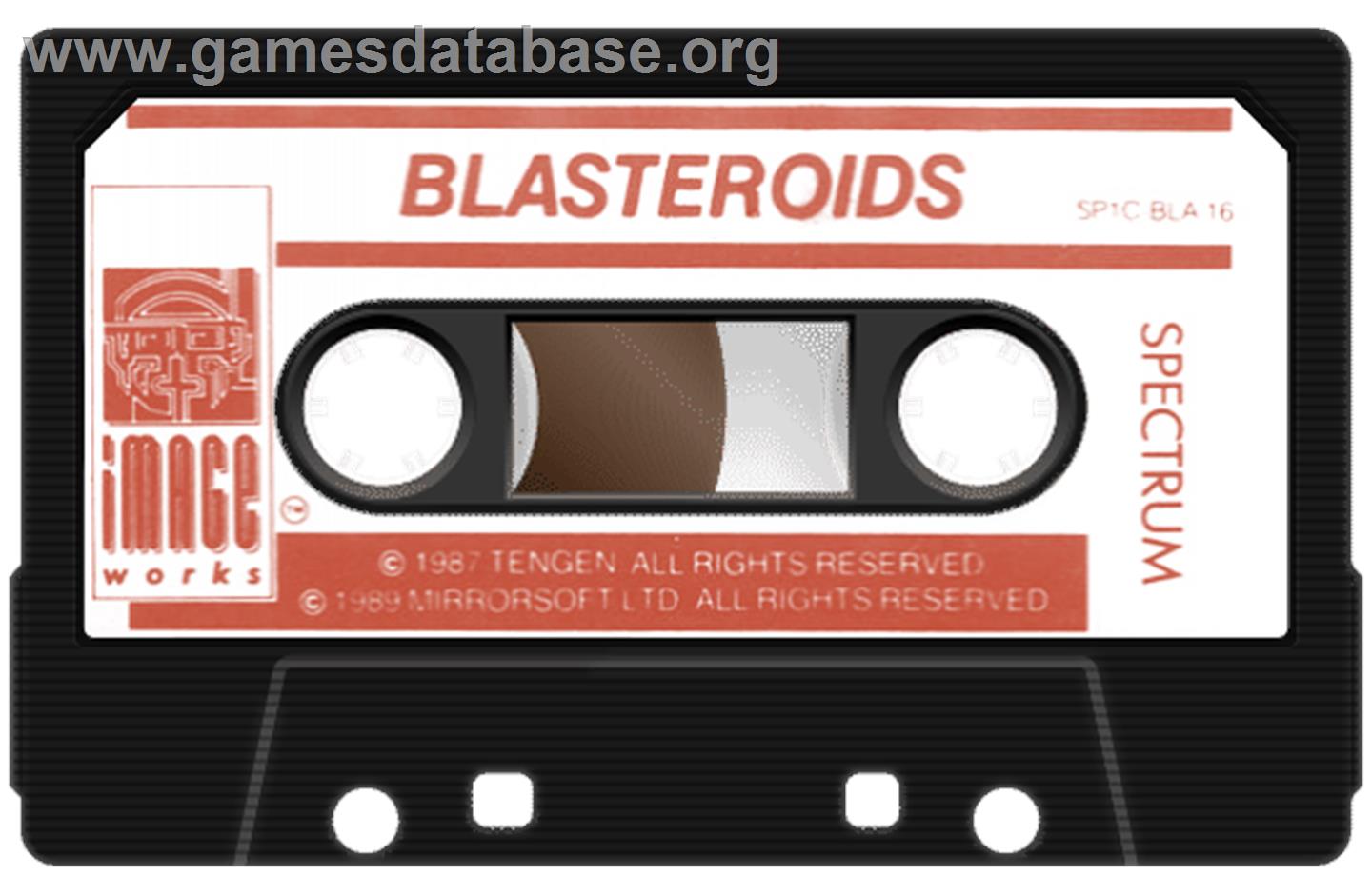 Blasteroids - Sinclair ZX Spectrum - Artwork - Cartridge