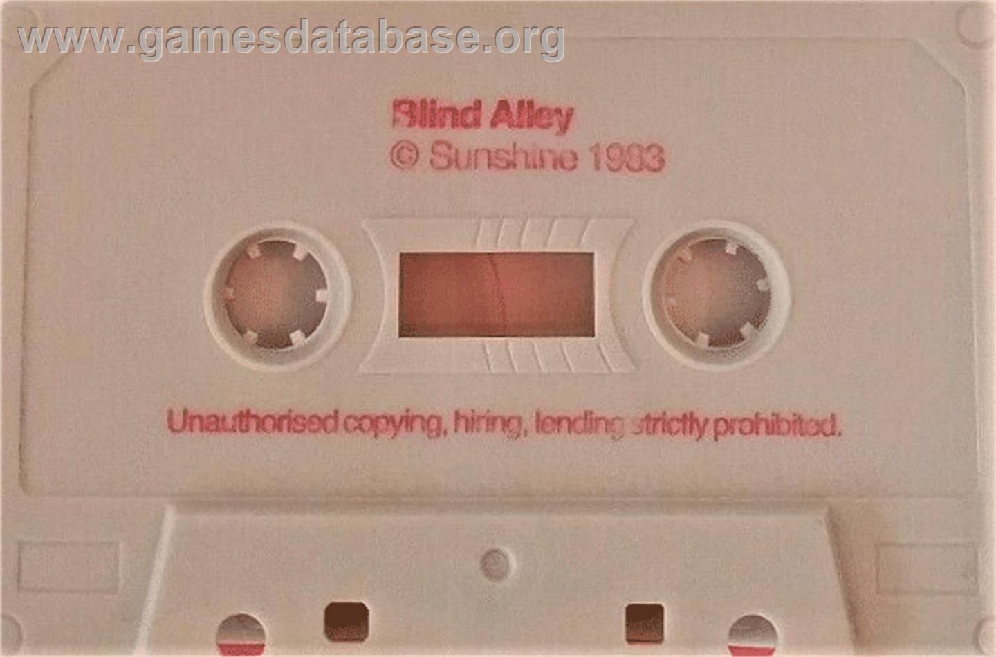 Blind Alley - Sinclair ZX Spectrum - Artwork - Cartridge