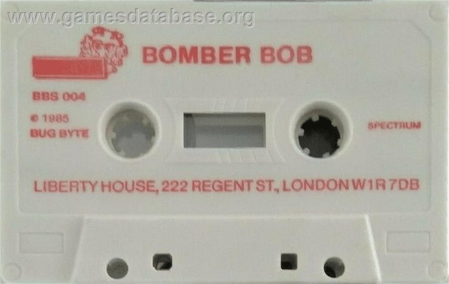 Bomber Bob In Pentagon Capers - Sinclair ZX Spectrum - Artwork - Cartridge